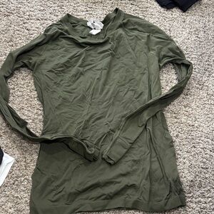 Olive Green Women's athleta Top